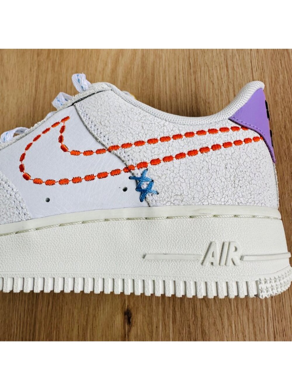❤️Nike Air Force 1 '07 SE Low Sz 8.5 Women Retro Shoes Beige Snekear DX2348-100 - Picture 11 of 12